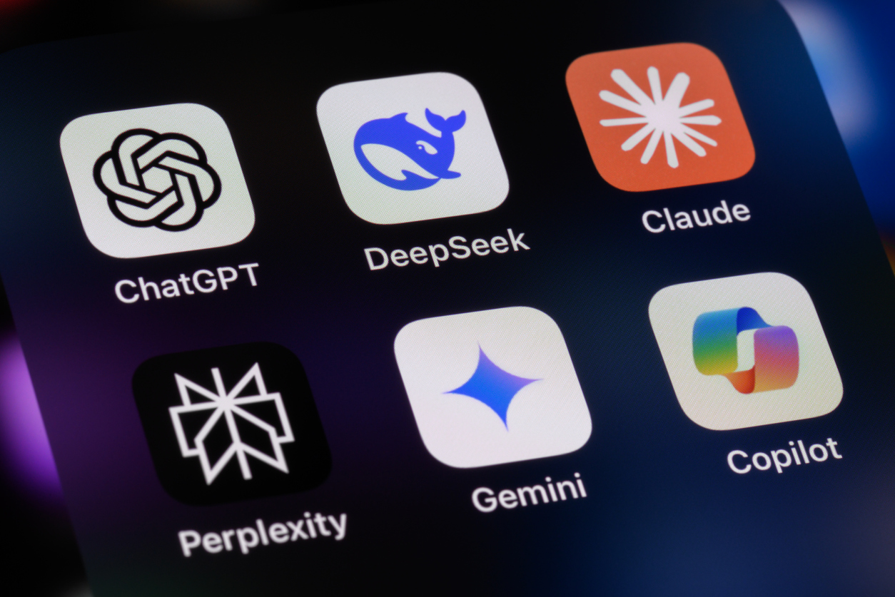 Artificial Intelligence AI Assistant Apps – ChatGPT, DeepSeek, Anthropic Claude, Perplexity, Google Gemini, Microsoft Copilot
